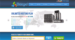 Desktop Screenshot of deegel.com