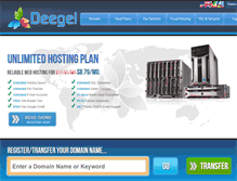 Tablet Screenshot of deegel.com